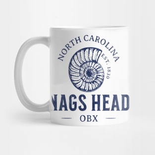 Nags Head, NC Summertime Vacationing Seashell Mug